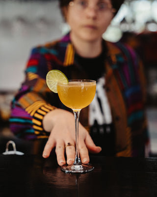 Outcask Rum strawberry daiquiri made by Karu Distillery