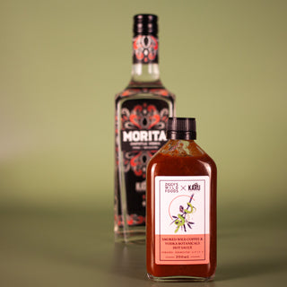 Ziggy's Wild Food X Karu - Smoked Wild Coffee & Morita Vodka Botanicals Hot Sauce 200ml