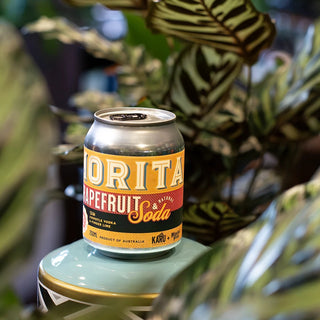 Morita Grapefruit Soda by Karu Distillery at Stanley Green coffee & plant shop
