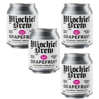 Mischief Brew Grapefruit soda 4-pack