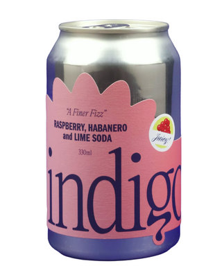 Indigo Raspberry, Lime, & Habanero Soda 4Pack